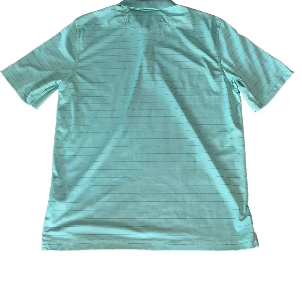 Greg Norman ML75 Play Dry Mint Green Golf Polo Shirt Men’s Large - Picture 2 of 6